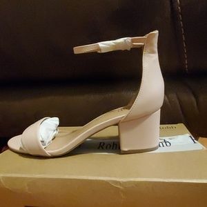 Never worn nude block heels